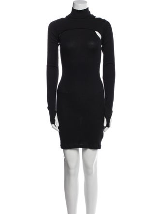 Helmut Lang Turtleneck Mini Dress