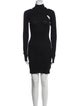 Helmut Lang Turtleneck Mini Dress