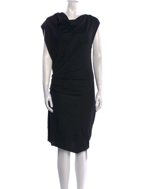 Helmut Lang Wool Midi Length Dress