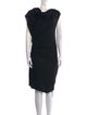 Helmut Lang Wool Midi Length Dress