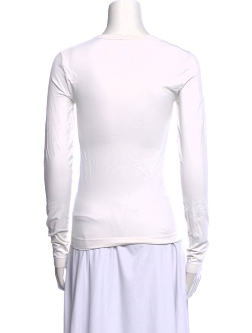 Helmut Lang Nylon Scoop Neck Top