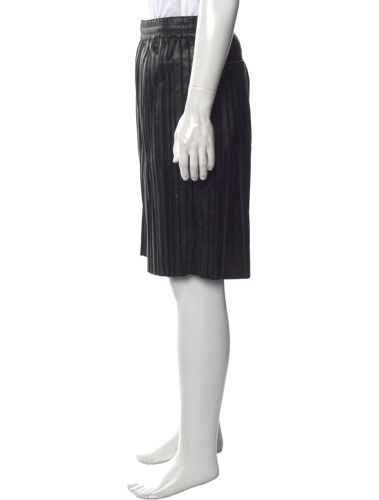 Helmut Lang Leather Jogger Shorts w/ Tags