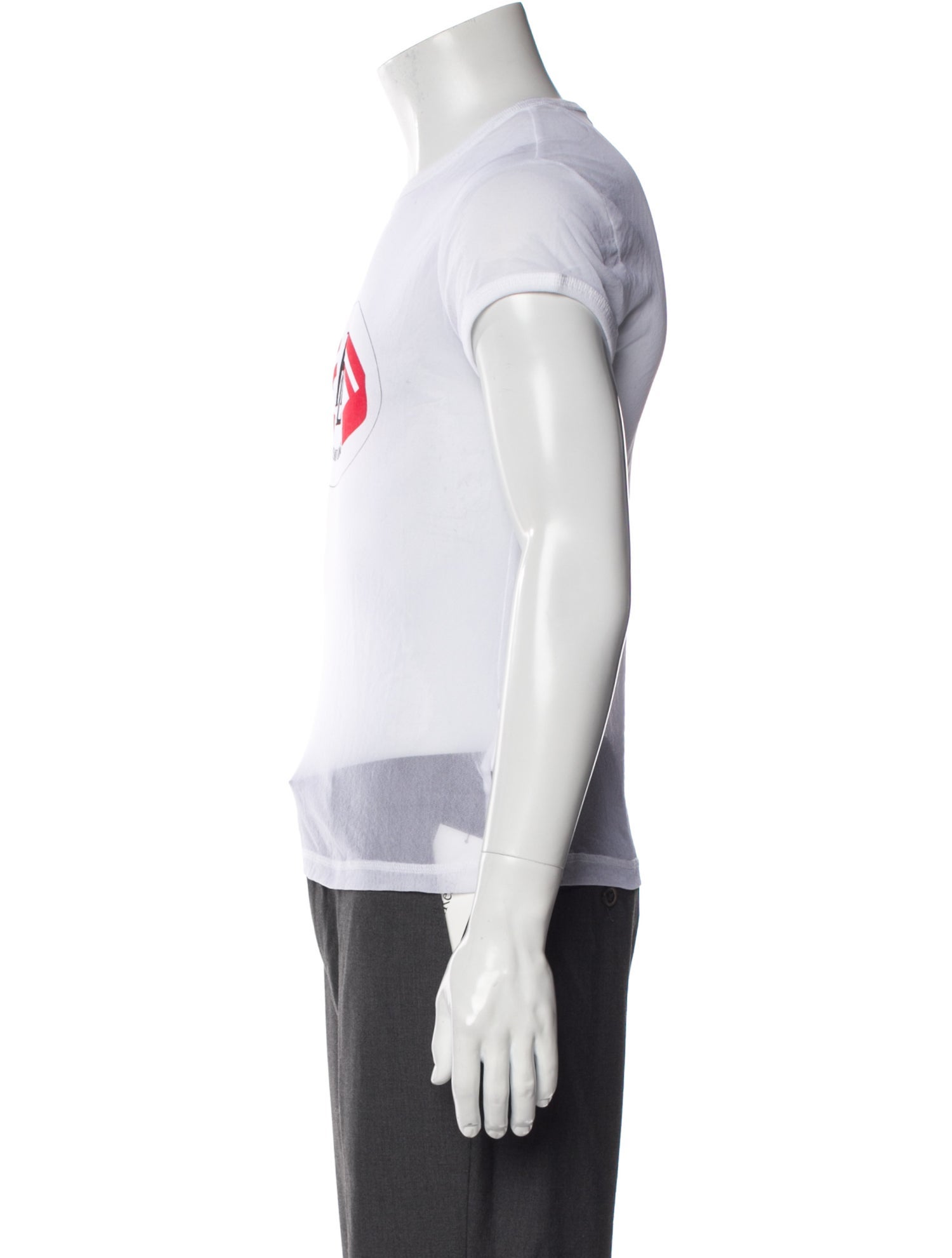 Helmut Lang Graphic Print Crew Neck T-Shirt w/ Tags