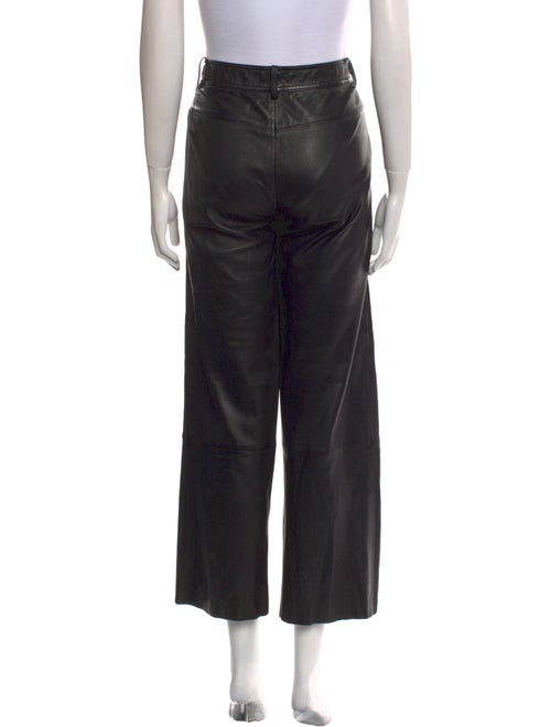 Helmut Lang Lamb Leather Wide Leg Pants