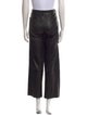 Helmut Lang Lamb Leather Wide Leg Pants