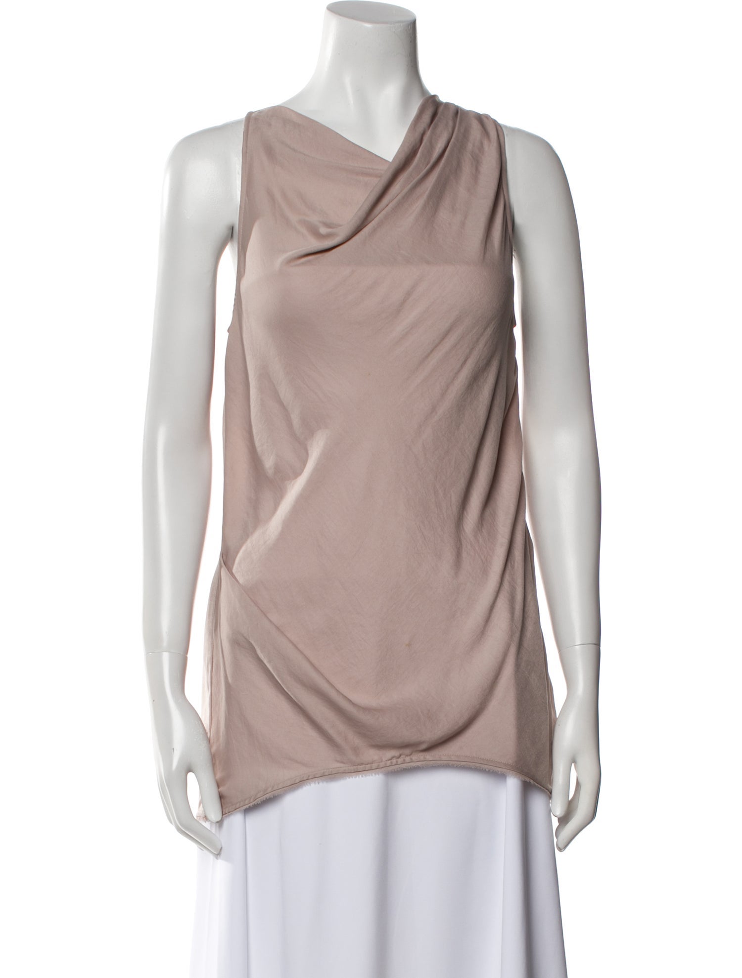 Helmut Lang Cowl Neck Sleeveless Top