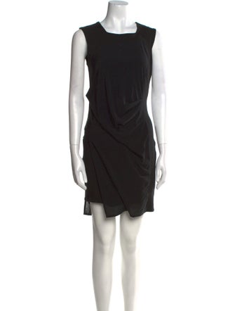 Helmut Lang Square Neckline Mini Dress
