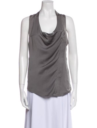 Helmut Lang Cowl Neck Sleeveless Top