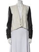 Helmut Lang Linen Colorblock Pattern Jacket
