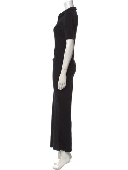 Helmut Lang V-Neck Long Dress