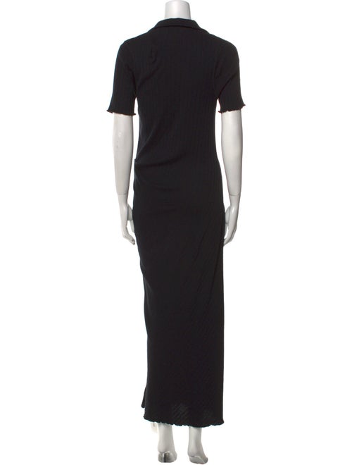 Helmut Lang V-Neck Long Dress
