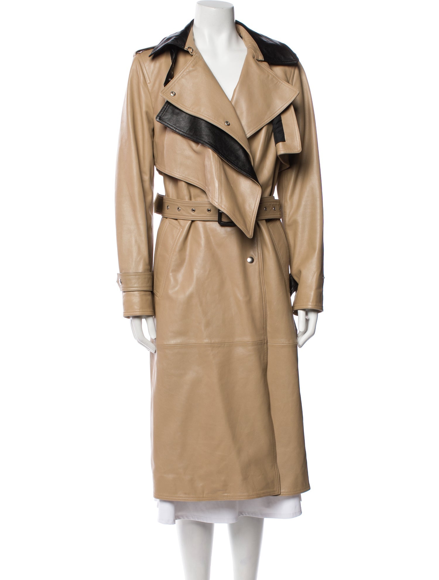 Helmut Lang Lamb Leather Trench Coat