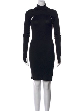 Helmut Lang Turtleneck Mini Dress