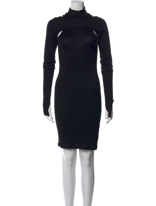 Helmut Lang Turtleneck Mini Dress