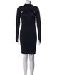 Helmut Lang Turtleneck Mini Dress
