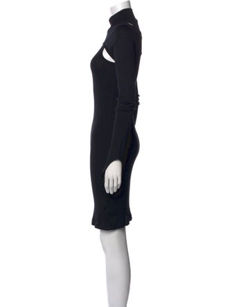 Helmut Lang Turtleneck Mini Dress