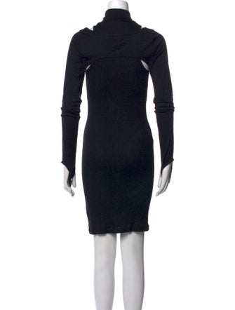 Helmut Lang Turtleneck Mini Dress