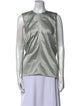 Helmut Lang Silk Crew Neck Top