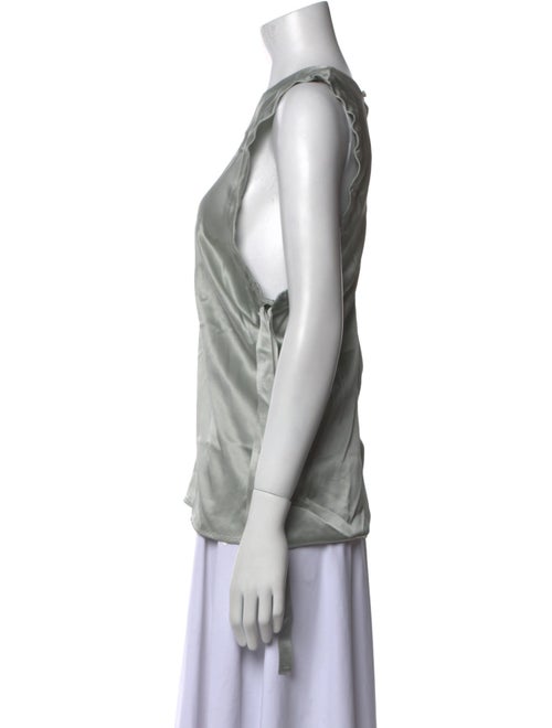 Helmut Lang Silk Crew Neck Top