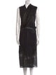 Helmut Lang Silk Midi Length Dress