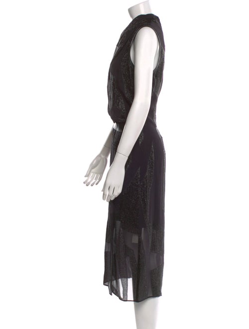 Helmut Lang Silk Midi Length Dress