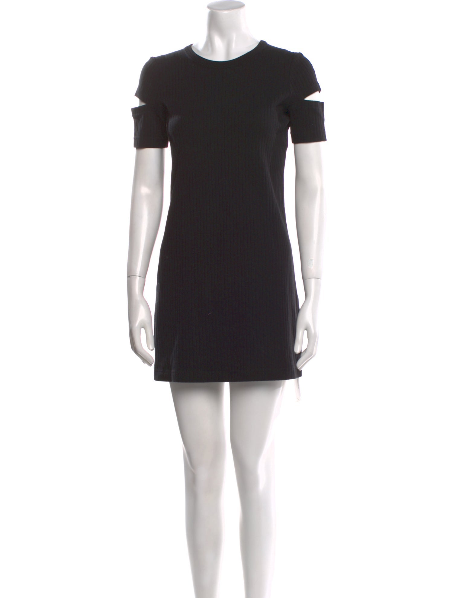 Helmut Lang Crew Neck Mini Dress