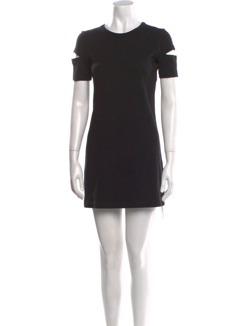 Helmut Lang Crew Neck Mini Dress