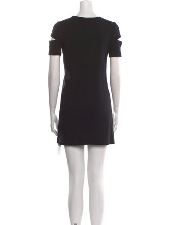 Helmut Lang Crew Neck Mini Dress