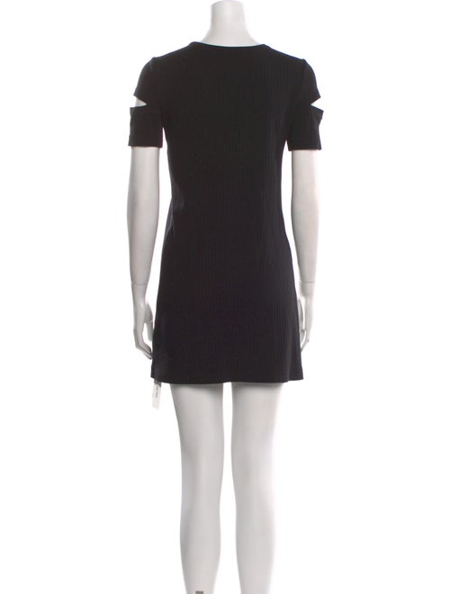 Helmut Lang Crew Neck Mini Dress
