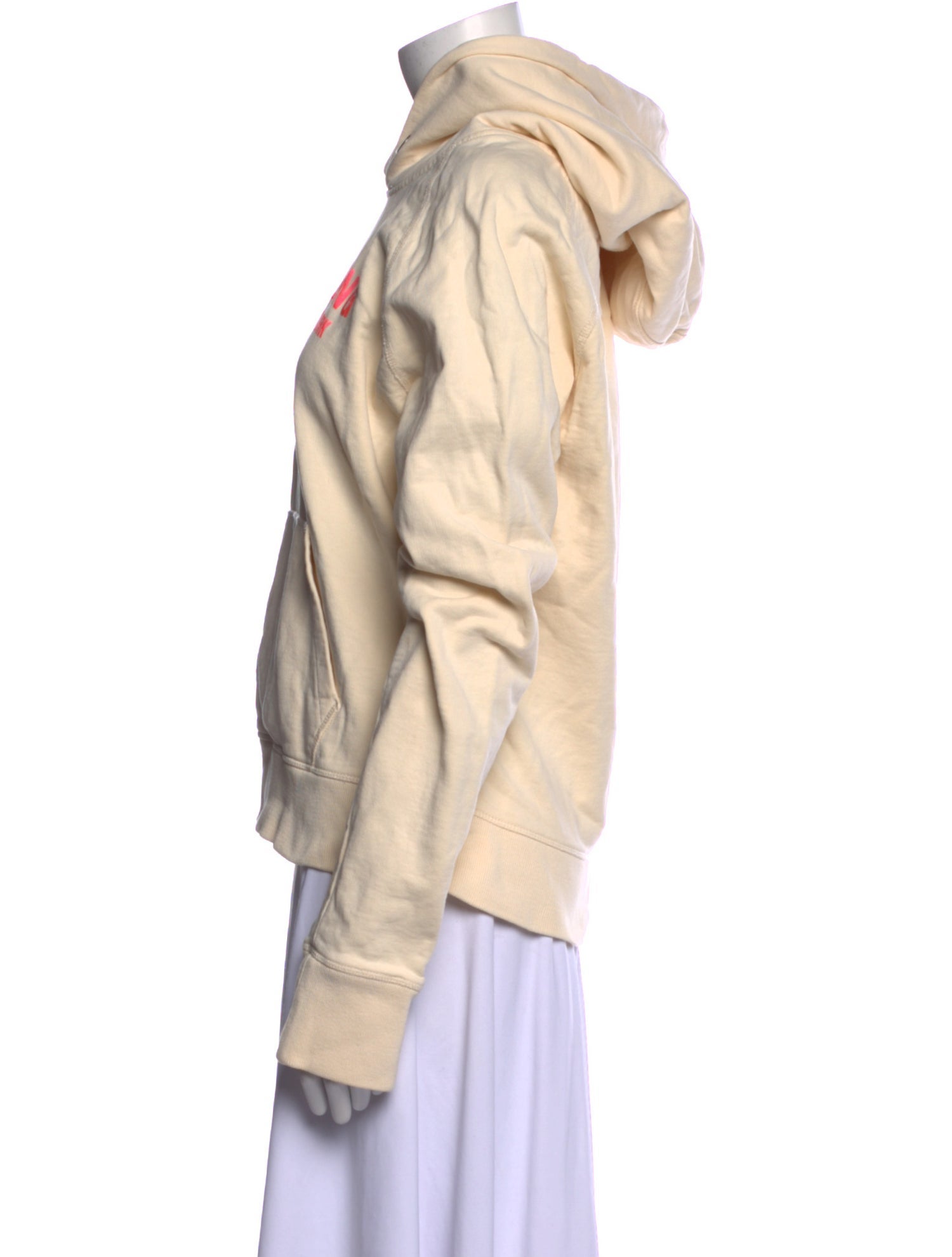 Helmut Lang Graphic Print Mock Neck Sweatshirt