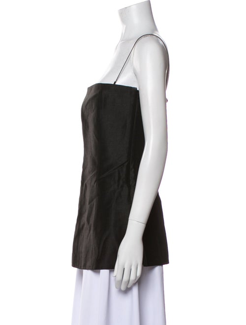 Helmut Lang Square Neckline Sleeveless Top