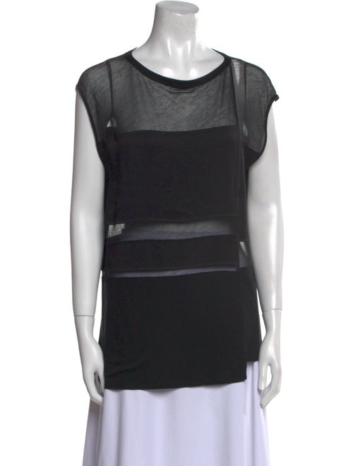 Helmut Lang Scoop Neck Sleeveless Top