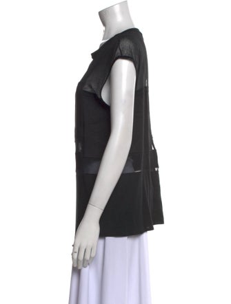 Helmut Lang Scoop Neck Sleeveless Top
