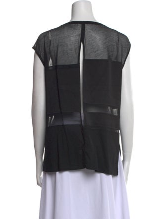 Helmut Lang Scoop Neck Sleeveless Top