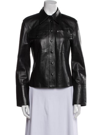 Helmut Lang Leather Biker Jacket