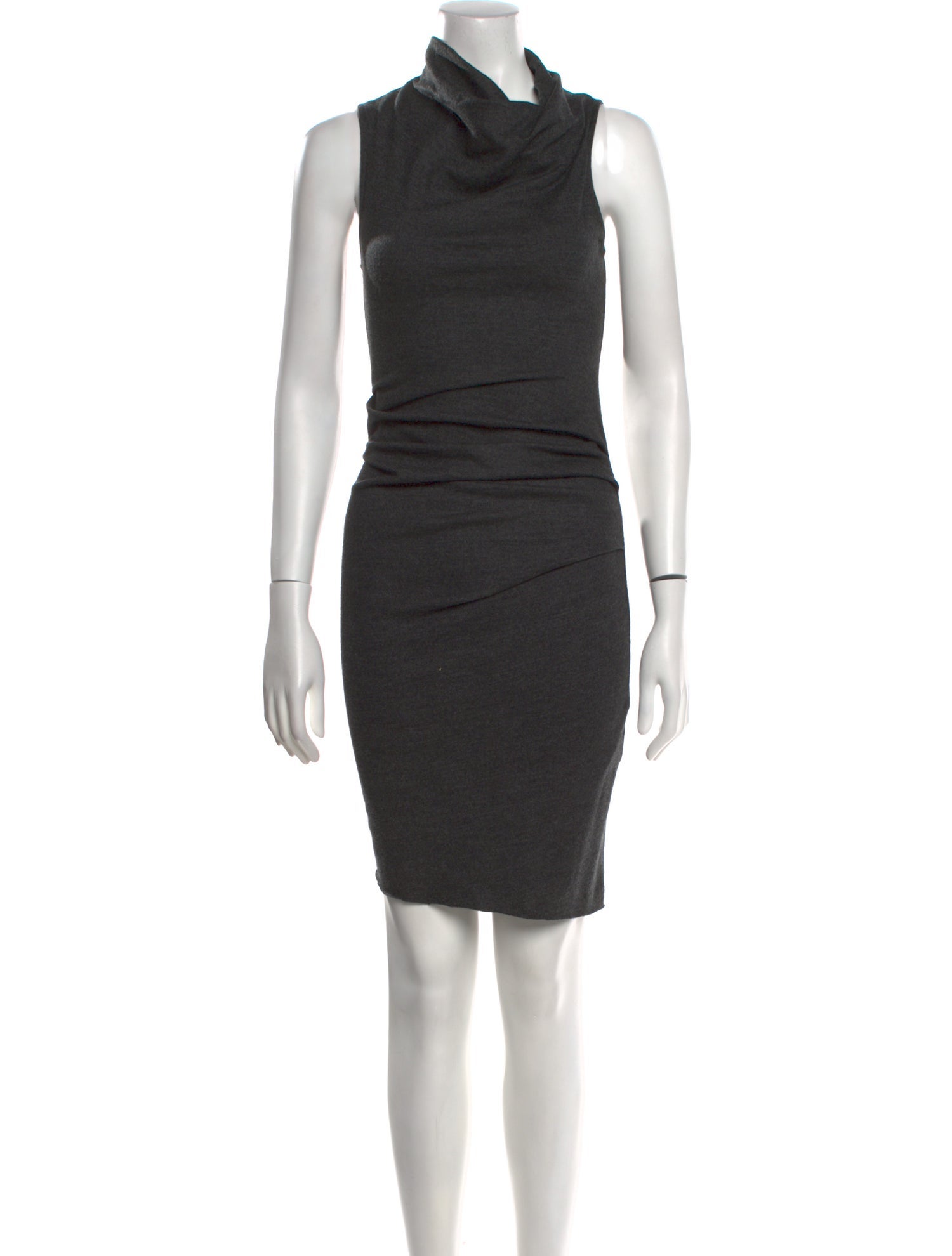 Helmut Lang Wool Knee-Length Dress