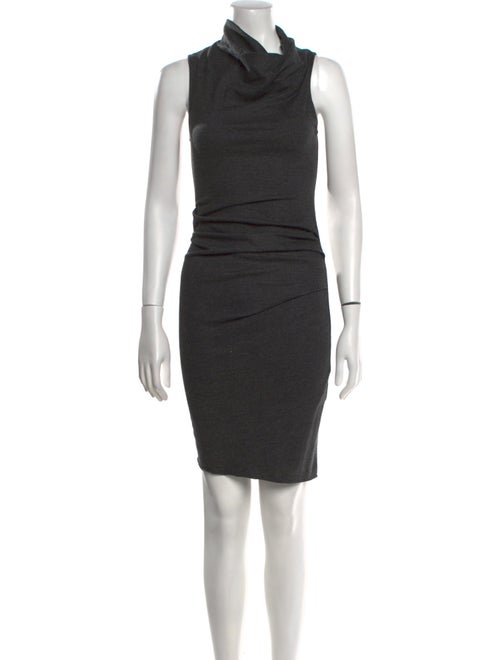 Helmut Lang Wool Knee-Length Dress
