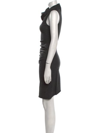 Helmut Lang Wool Knee-Length Dress