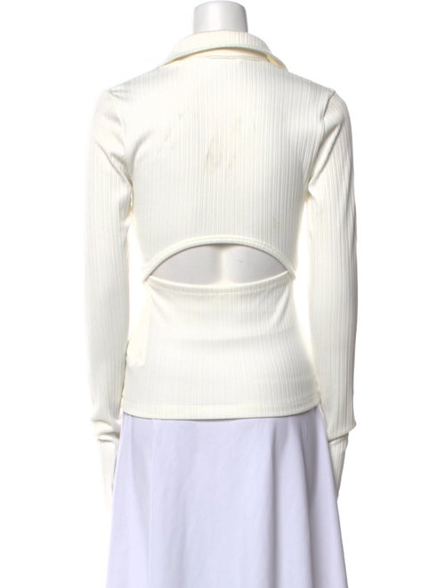 Helmut Lang V-Neck Long Sleeve Top