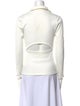 Helmut Lang V-Neck Long Sleeve Top