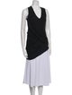 Helmut Lang Cowl Neck Sleeveless Tunic