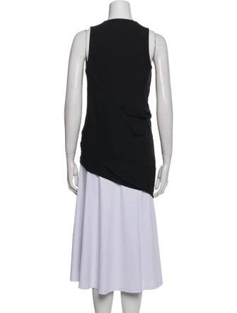 Helmut Lang Cowl Neck Sleeveless Tunic