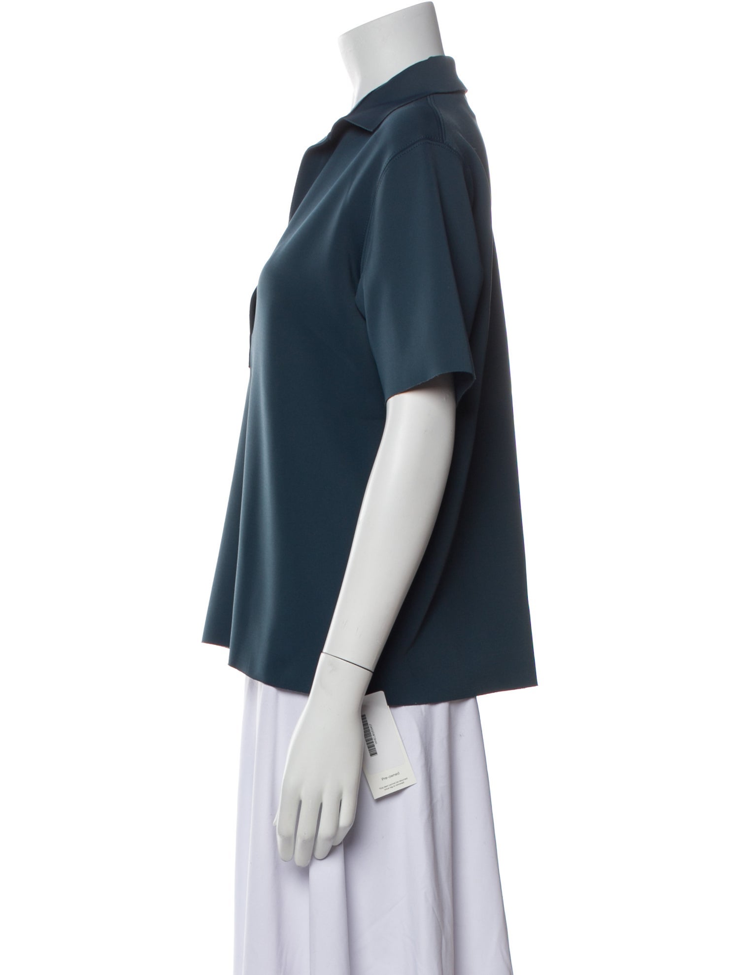 Helmut Lang V-Neck Short Sleeve Polo