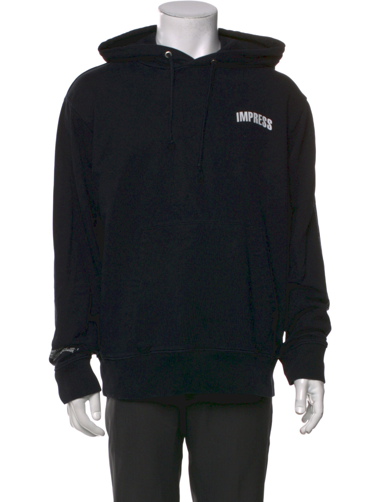 Helmut Lang Graphic Print Crew Neck Hoodie