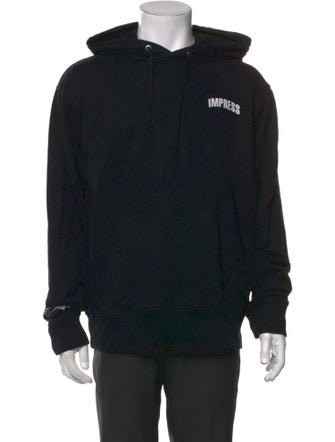 Helmut Lang Graphic Print Crew Neck Hoodie