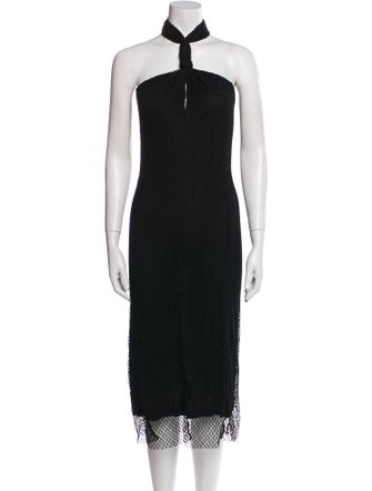Helmut Lang Halterneck Long Dress