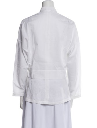 Helmut Lang Long Sleeve Button-Up Top