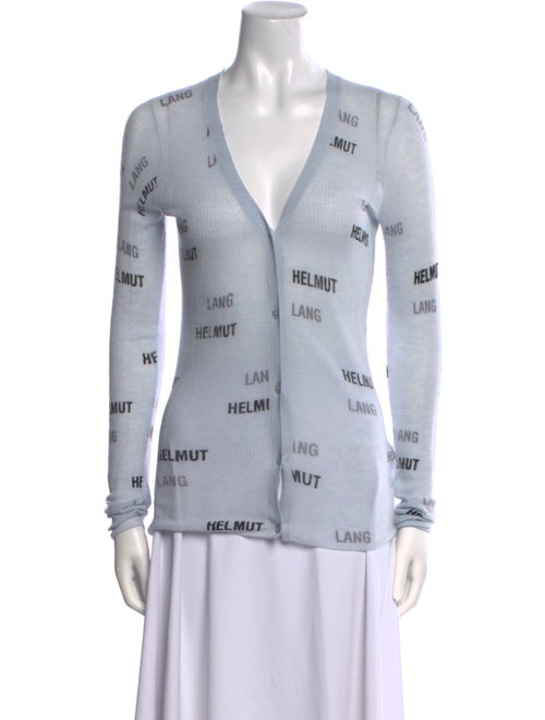 Helmut Lang Wool Printed Sweater