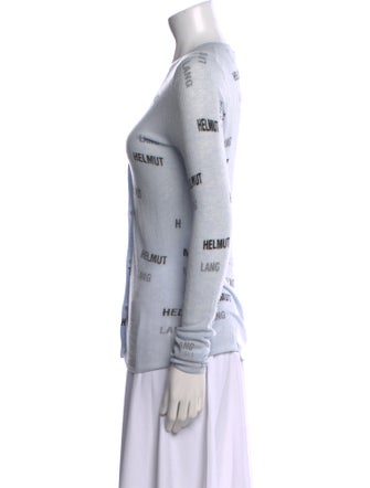 Helmut Lang Wool Printed Sweater