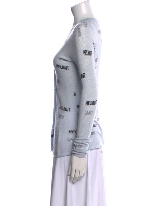 Helmut Lang Wool Printed Sweater